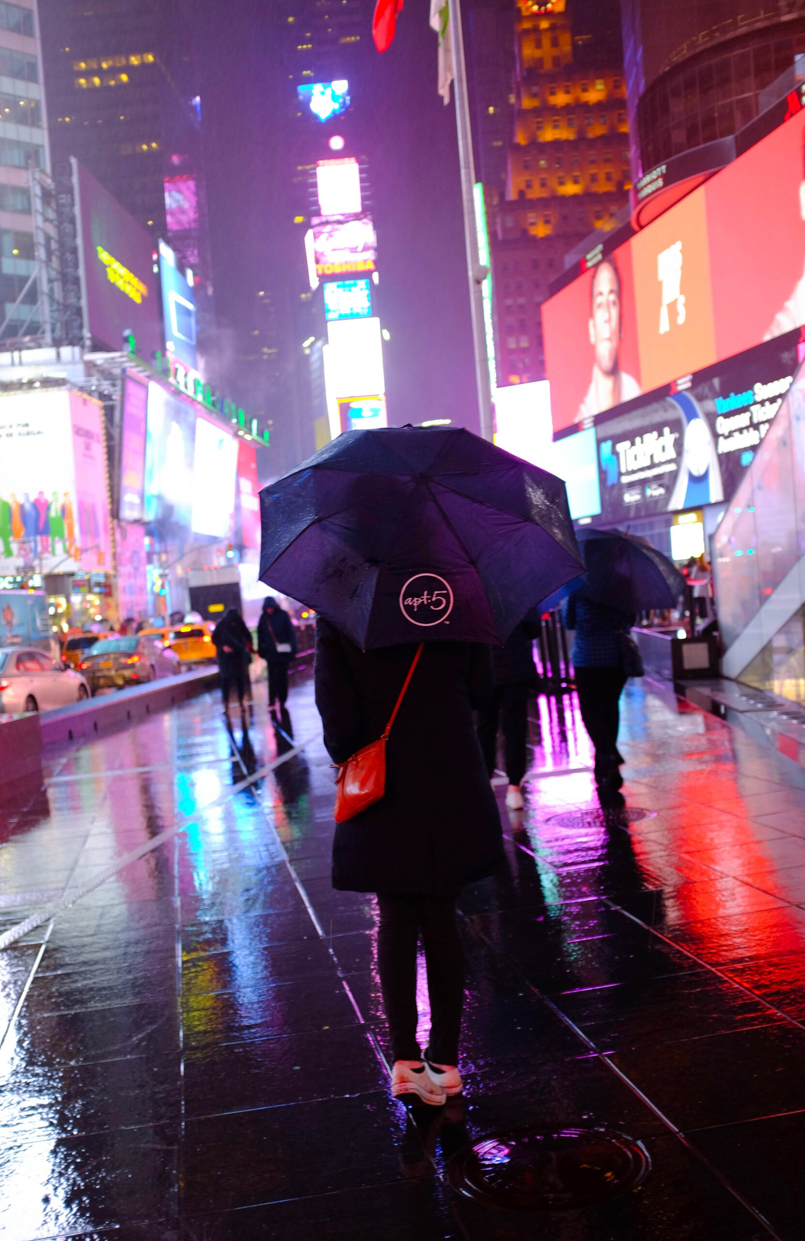Kaci Nicole - Times Square Umbrella in Rain.jpg