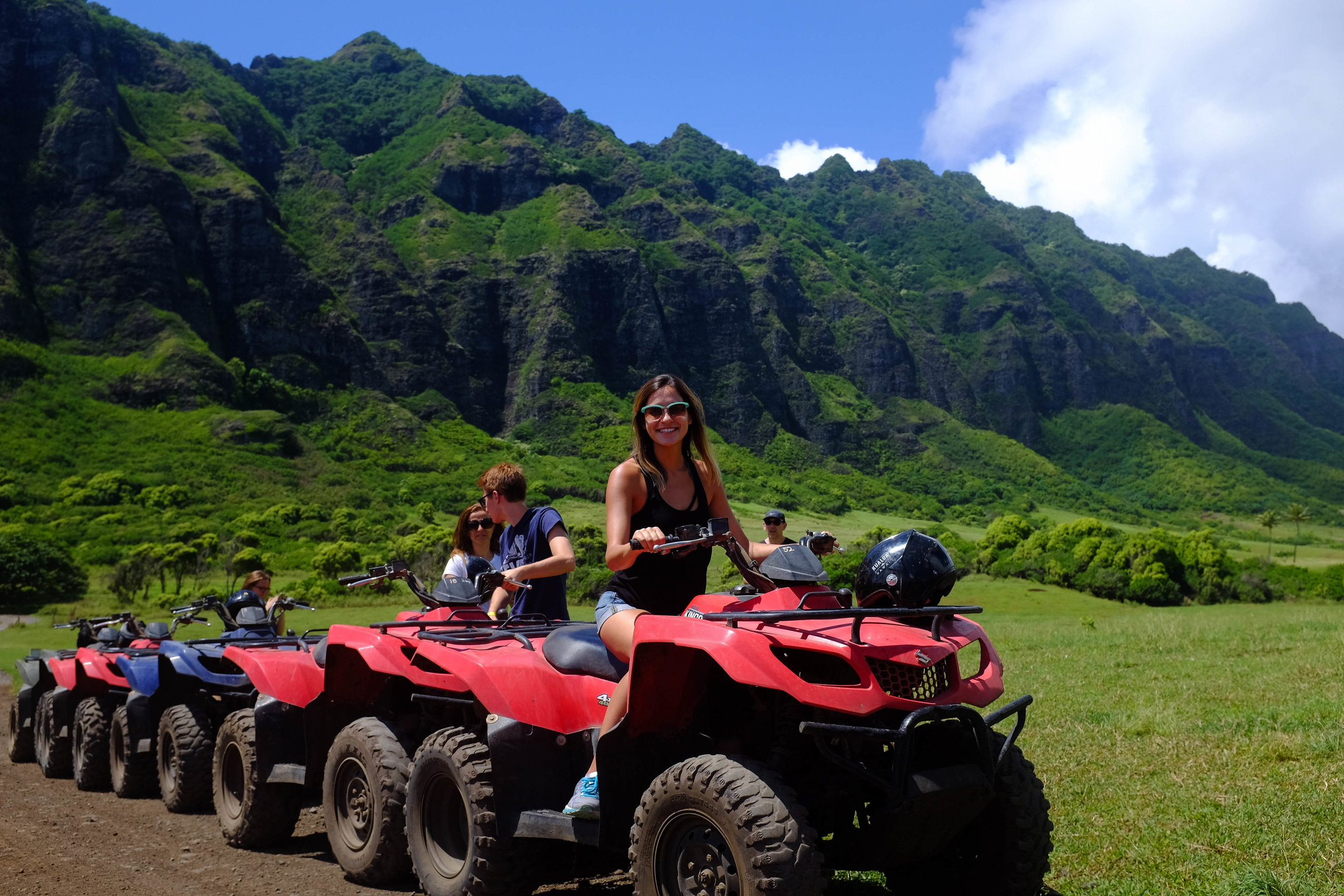 ATV Tour at Kualoa Ranch - 13 Things To Do On Oahu | Kaci Nicole
