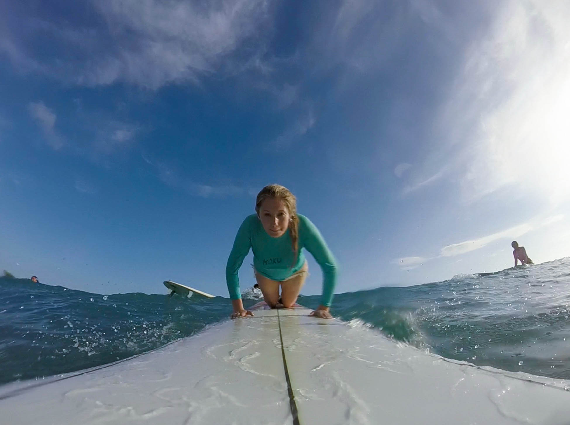 Surfing at Waikiki Beach - 13 Things To Do On Oahu | Kaci Nicole